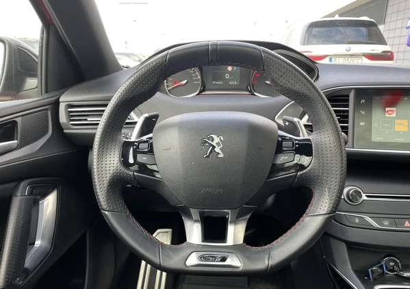 Peugeot 308 cena 68900 przebieg: 75000, rok produkcji 2018 z Białystok małe 56